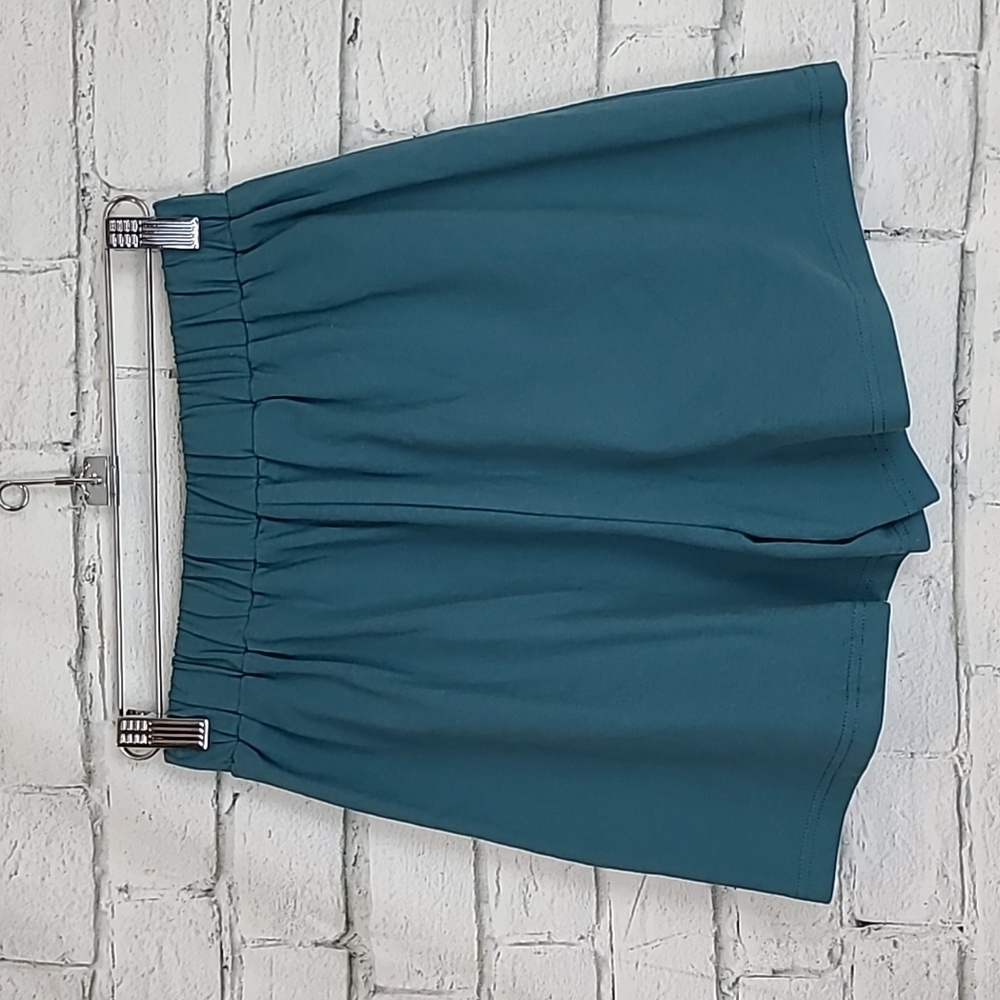 Callahan Soft Cotton High Rise Elastic Waist Pull On Nova Shorts Blue Nile NWT - Picture 7 of 13